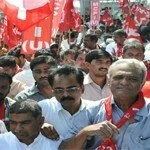 Left parties hold protest against petrol price hike