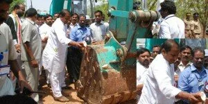 CM launches civic projects, Krishna Phase-III