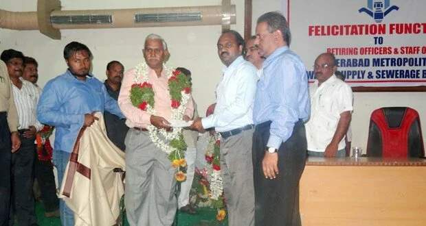 Farewell function held at HMWSSB