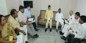 Naidu holds meeting with party MPs