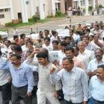Seemandhra employees stage protest in Secretariat