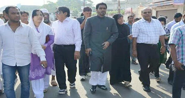 Mayor inspects works in Nampally constituency