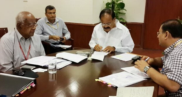 Shivaram Krishan Committee calls on Venkaiah Naidu