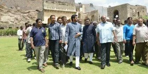 Mayor inspects I-Day arrangements at Golconda Fort