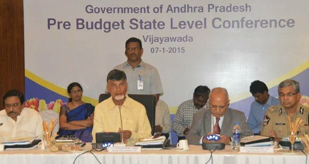 Naidu holds Pre-Budget State-level conference