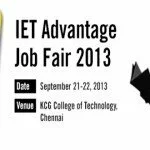 The IET announces the IET Advantage Job Fair 2013