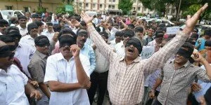 APNGOs begin indefinite strike against Telangana