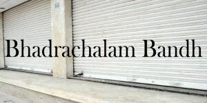 Bandh disrupts normal life in Bhadrachalam
