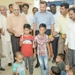 GHMC Commissioner celebrates Diwali with homeless children