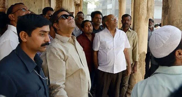 GHMC chief, local MLA inspects works in Malakpet area