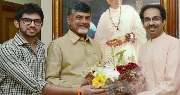 Naidu meets Shiv Sena chief over T-Bill