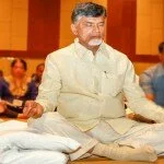 Chandrababu Naidu participates in Yoga classes